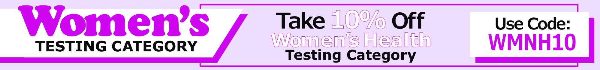 Women's Health Lab tests 10% Off Promo Code WMNH10